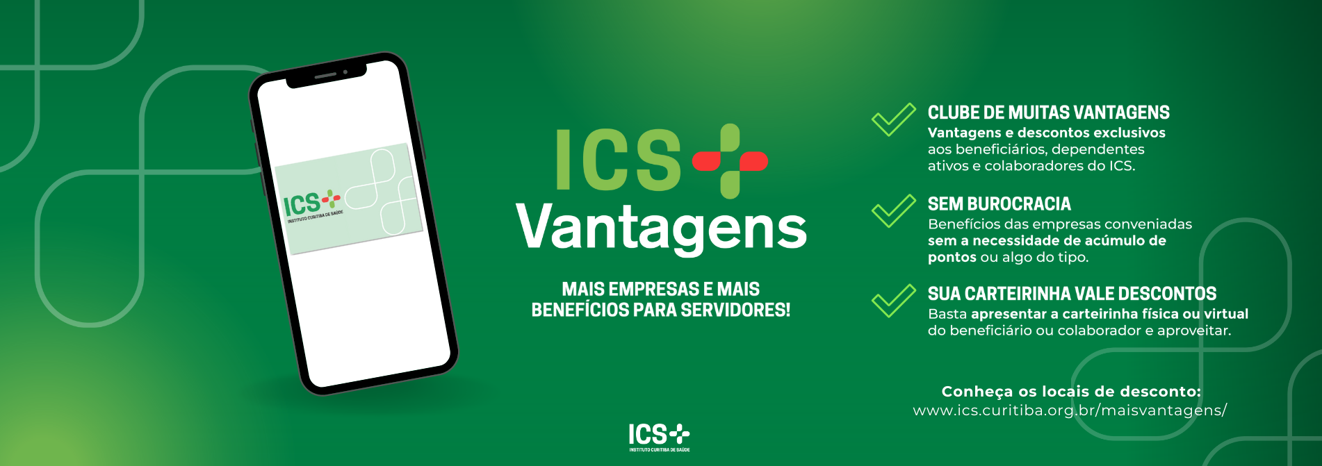 Conheça todos os parceiros do ICS+ Vantagens